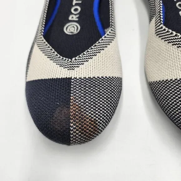 Rothys The Flat Womens Multi color cap toe comfort casual flats